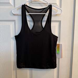 Gottex Studio Peach Skin Collection Mesh Back Racerback Tank Top, Size M